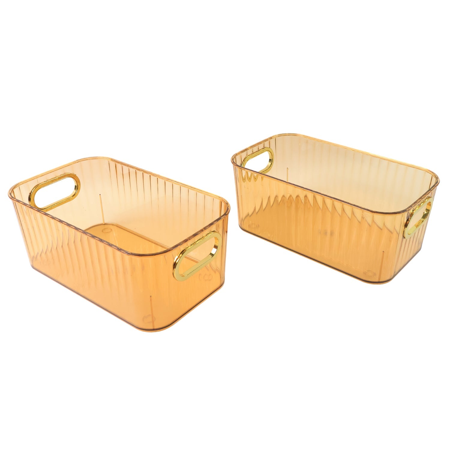 Decorative Ribbed Clear Basket Decorative Ribbed Clear Basket